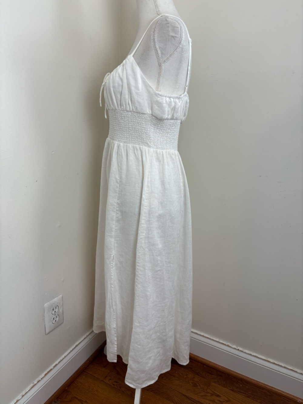 ARITZIA Wilfred Genoa Organic Linen Midi Dress Size Large - Picture 10 of 15